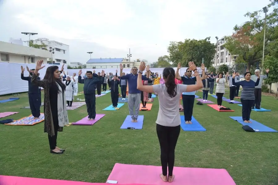 Office Yoga Training Team Building
